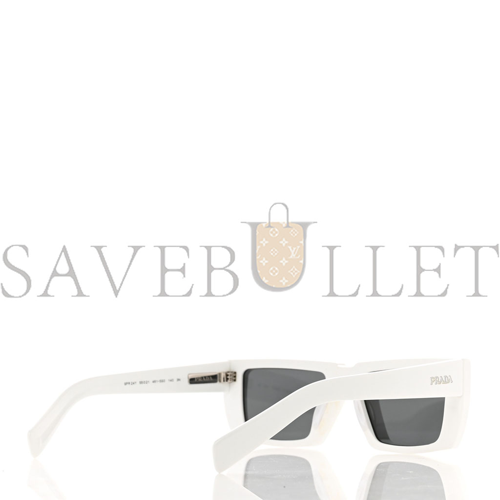 PRADA ACETATE SUNGLASSES SPR 24Y WHITE