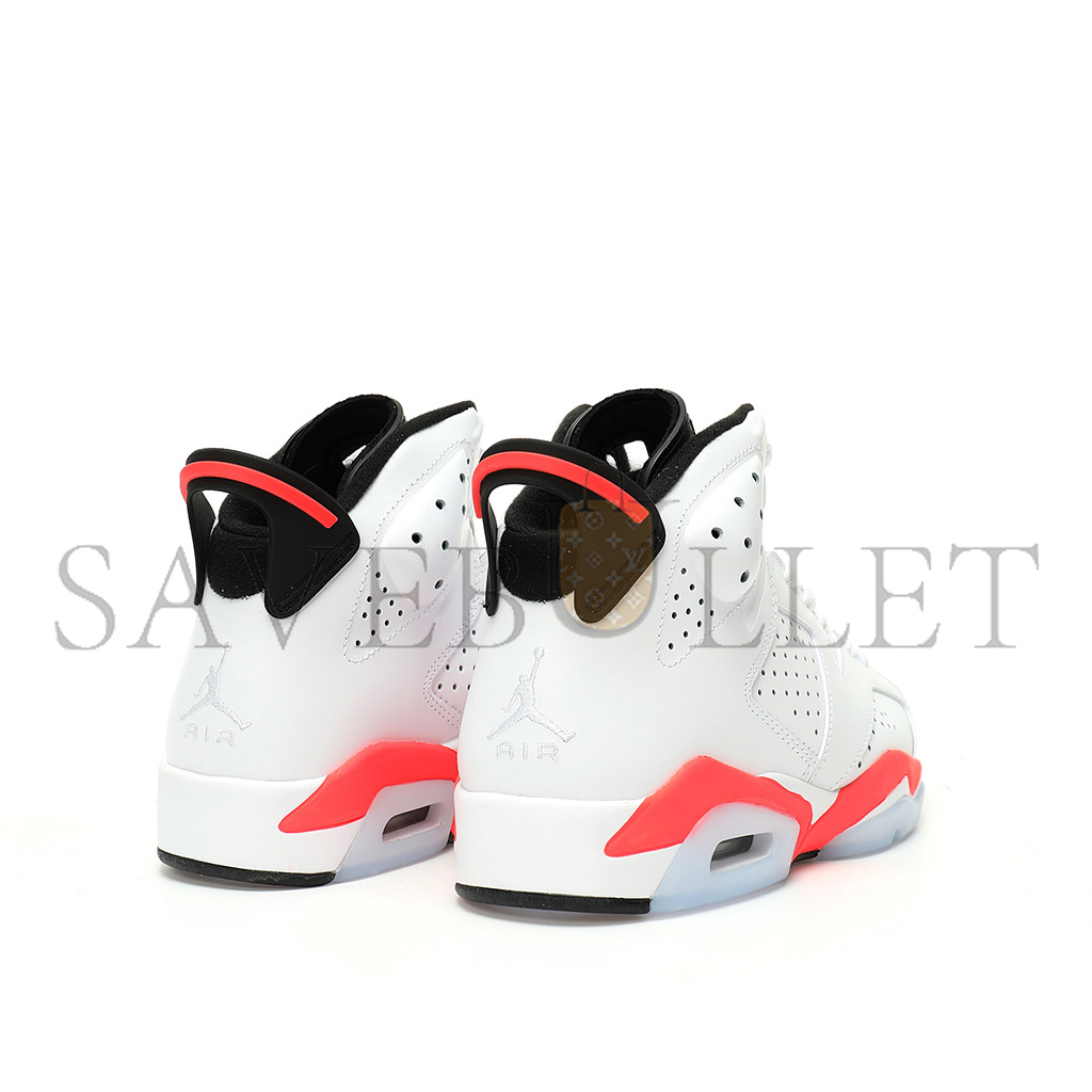 NIKE AIR JORDAN 6 RETROWHITE INFRARED 384664-123