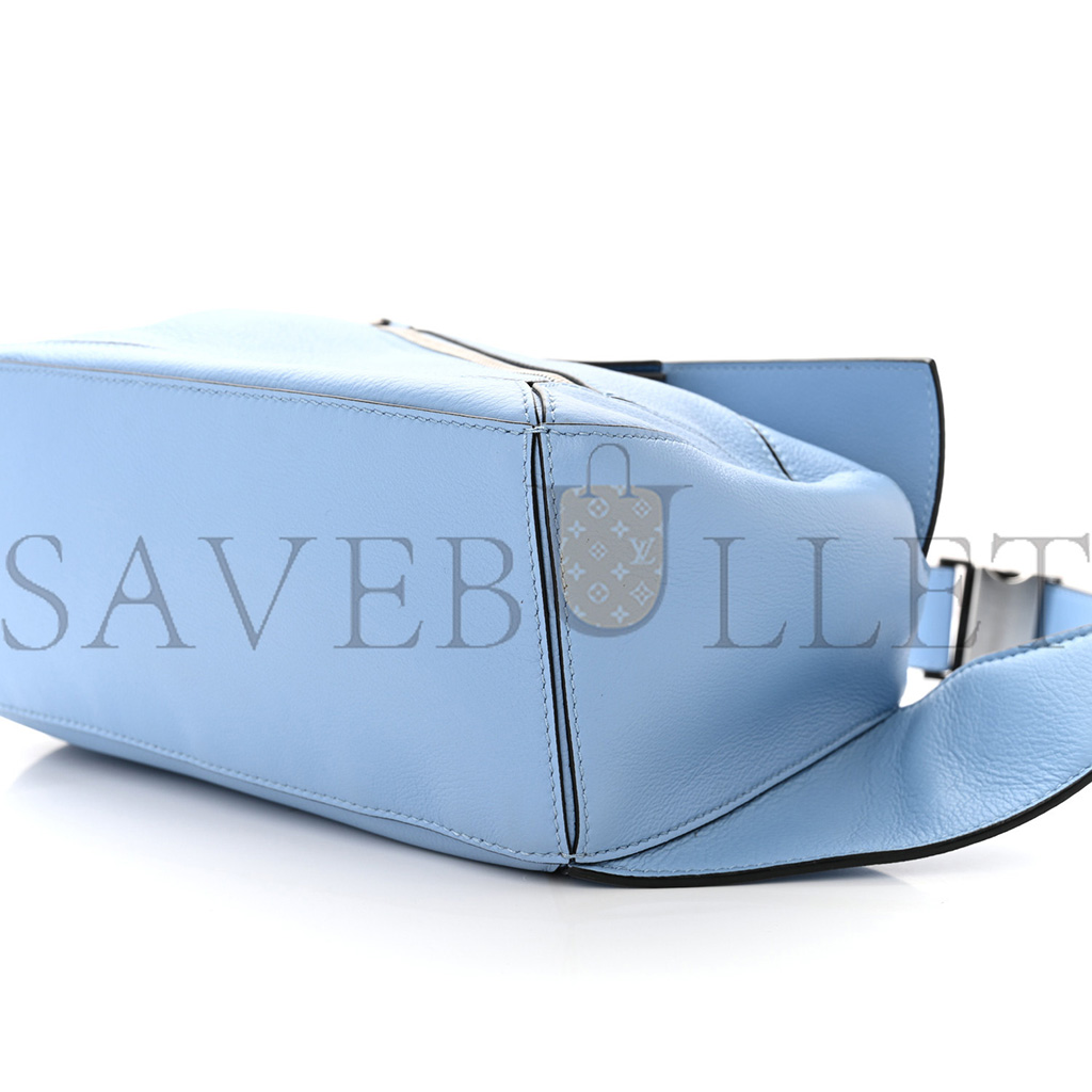 LOEWE CALFSKIN SMALL PUZZLE BUMBAG OLYMPIC BLUE (23*15*10cm)