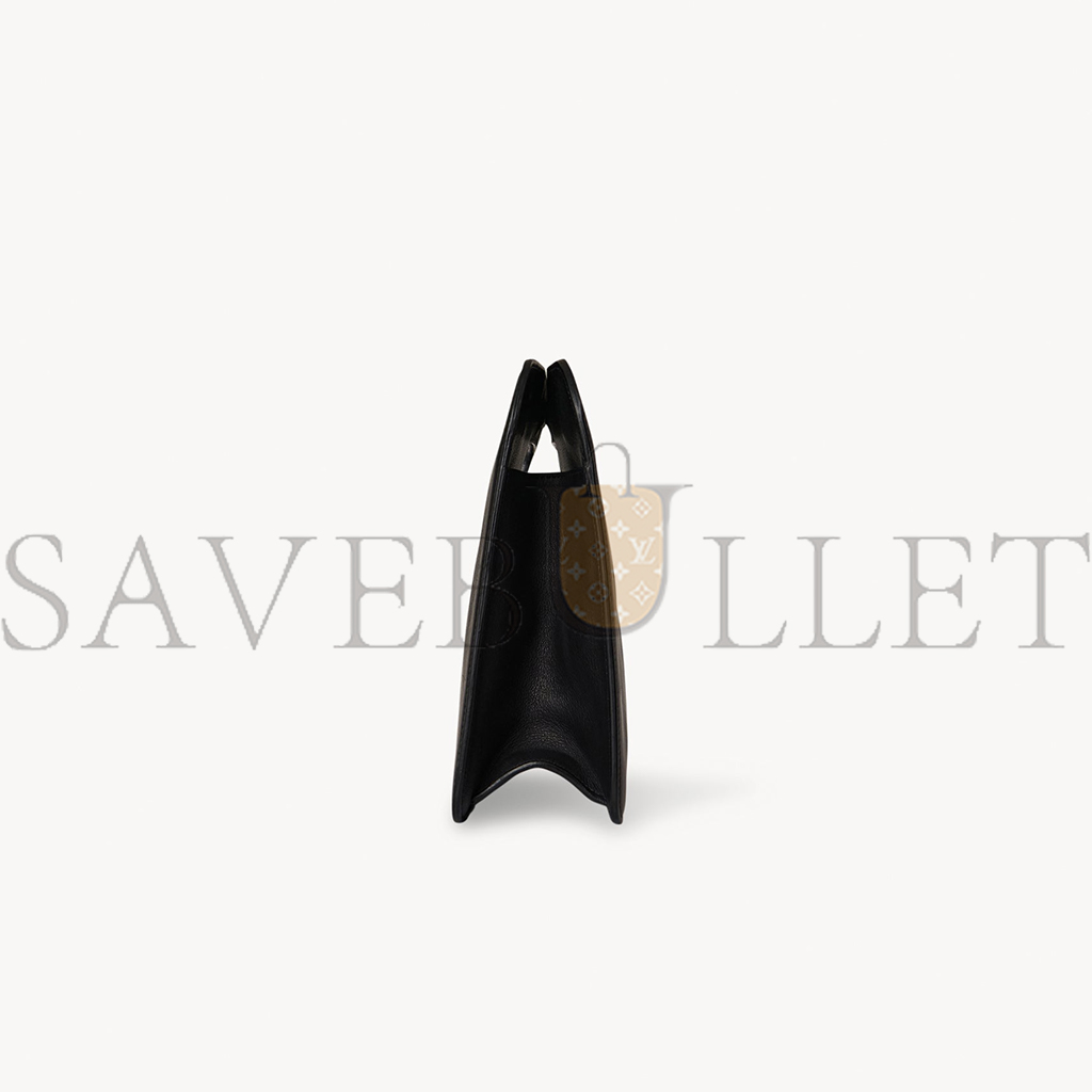 THE ROW EW AUSTIN BAG IN LEATHER BLACK W1589L72BLPL (34*21*8cm)